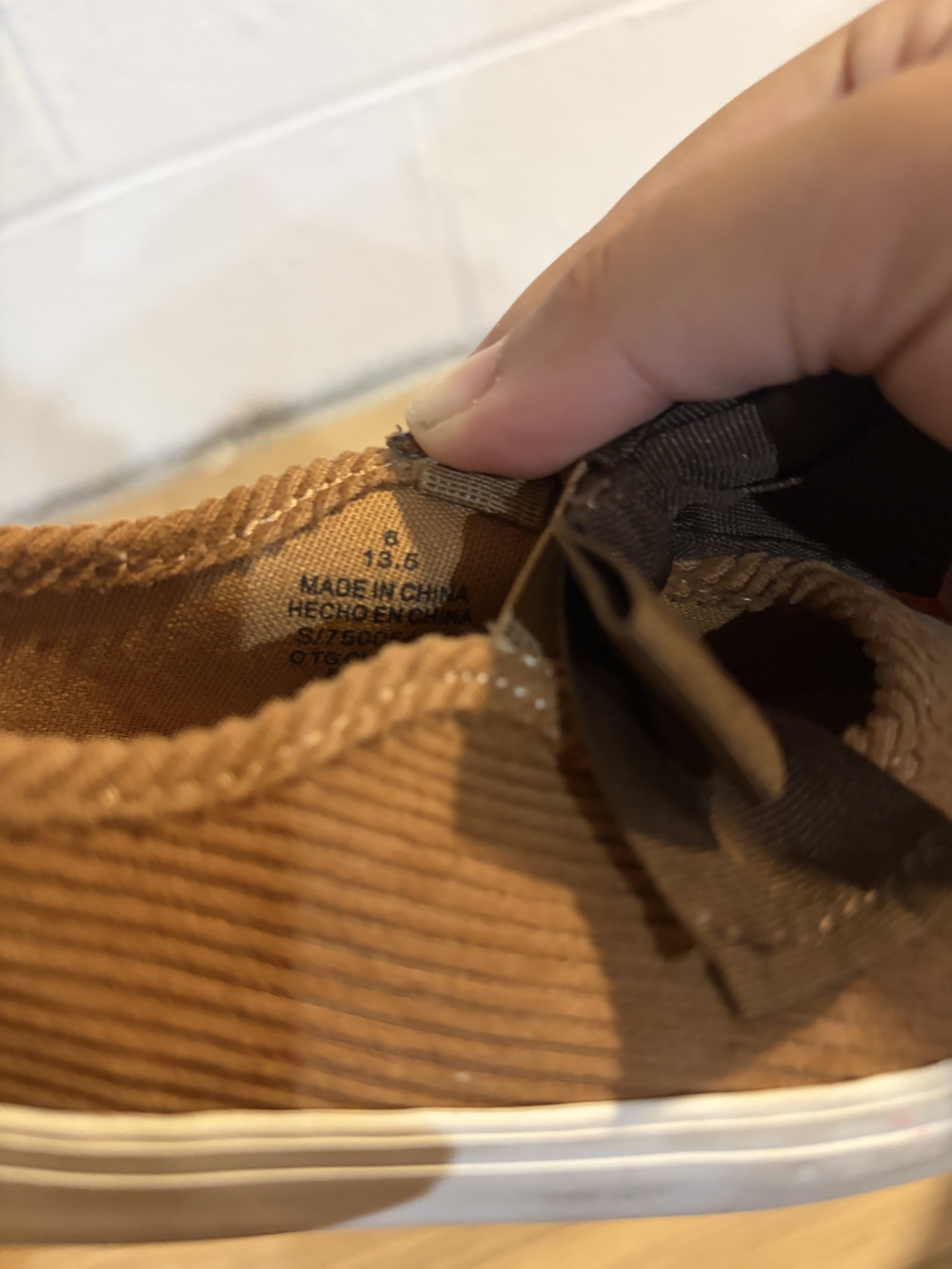 Brown And Tan Bow Sneakers